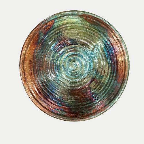 MW-367 Raku Platter 21 at Hunter Wolff Gallery